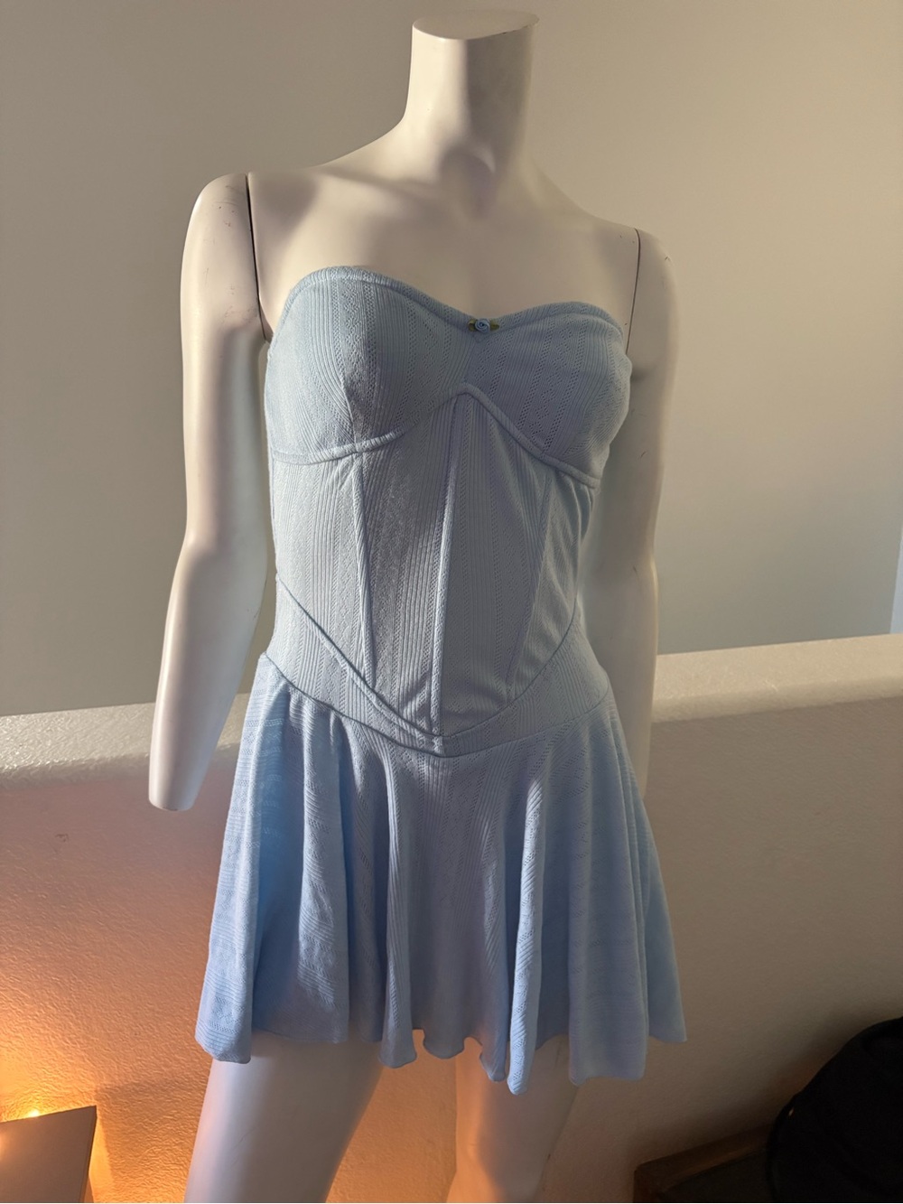 Strapless Corset Skater Dress